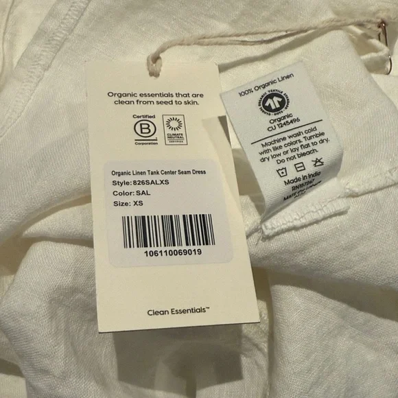 Mate the label organic linen tank center seam dress - Picture 8 of 8
